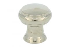 Cabinet knob nickel small Ø 17mm H17mm