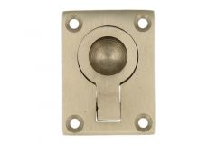 Flush ring satin nickel W 39xH 52xD 15mm