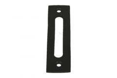 Wall plate "Ton model 400 serie" black powder coated