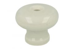 Knob porcelain Ø 41mm H35mm. Delivered without screw