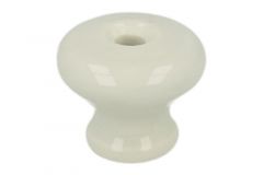 Knob porcelain Ø 25mm H20mm. Delivered without screw