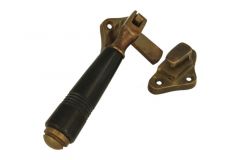 Window fastener (1908) antique brass bakelite Right