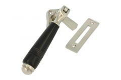 Window fastener reversible nickel bakelite (1908)