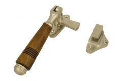 Window fastener (1908) satin nickel horn Right