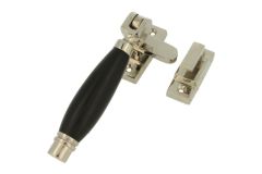Window fastener (1928) reversible nickel ebony