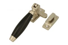 Window fastener reversible satin nickel bakelite (1932)