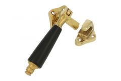 Window fastener polished brass bakelite Right(1915)