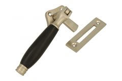 Window fastener reversible satin nickel bakelite (1926)