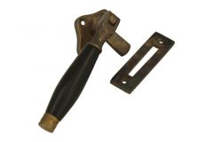 Window fastener reversible antique brass bakelite (1926)