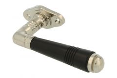 Window handle with rosette nickel ebony (1908)