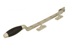 Window stay modern design satin nickel ebony 315mm