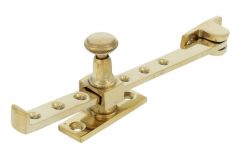 Window stay polished brass 190mm