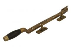 Window stay modern design antique brass ebony 300mm (1932)