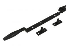 Window stay 335mm "Ton model 400 serie" black, with ebony