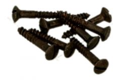 Slotted Screw 2,8 x 20mm (8-Piece per Pack) antique brass