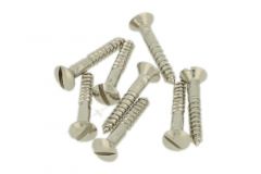 Slotted Screw 2,8 x 20mm (8-Piece per Pack) nickel