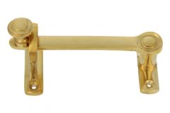 Sliding door latch lock polished brass