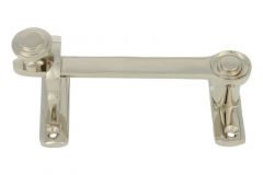 Sliding door latch lock nickel