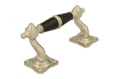 Pull handle 130mm elegant model with curve satin nickel
