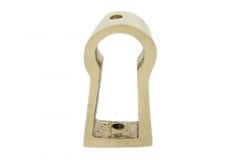 Keyhole small polished brass