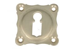 Elegant key escutcheon satin nickel. Price per piece