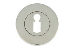 Key escutcheon nickel round concealed escutcheon Ø 50mm