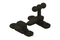 Lock for cabinet/window brass black