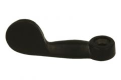 Lock for cabinet/window cast iron black powder coated