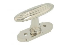 Window handle with rosette nickel