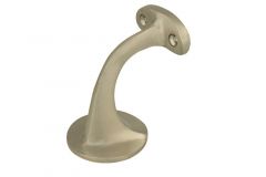 Handrail bracket satin nickel, for flat handrail