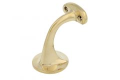 Handrail bracket polished brass, for flat handrail