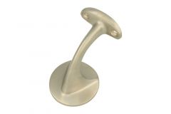 Handrail bracket satin nickel, for round handrail