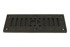 Cast iron air vent cover 225 x 85 x 10mm