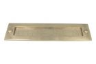 Letter plate "BRIEVEN" satin nickel 1930's