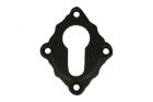 Euro cylinder escutcheon cast iron powder coated.