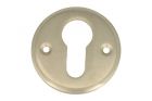 Round euro cylinder escutcheon satin nickel. Price per piece