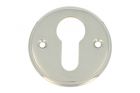 Round euro cylinder escutcheon nickel. Price per piece