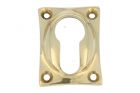 Euro cylinder escutcheon polished brass. Price per piece