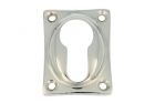 Escutcheon for euro cylinder nickel. Price per piece