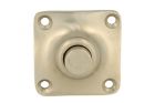 Bell push satin nickel 39x39mm