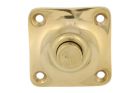 Bell push polished brass 39x39mm