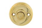 Bell push polished brass Ø40mm