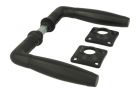 Door handles "Ton model 400 serie" black powder coated ebony