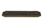 Cast iron door plate "Privé" rectangular 115x36mm