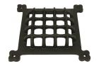 Door window grill cover cast iron powder coated. 