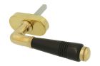 Handle Tilt & Turn (1908) polished brass ebony