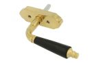 Handle Tilt & Turn polished brass ebony (1905)