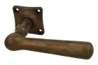Single door handle with rosette antique brass (1916)
