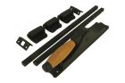 Cremone bolt brass black teak