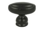 Knob cast iron black powder coated 38x24mm H33mm